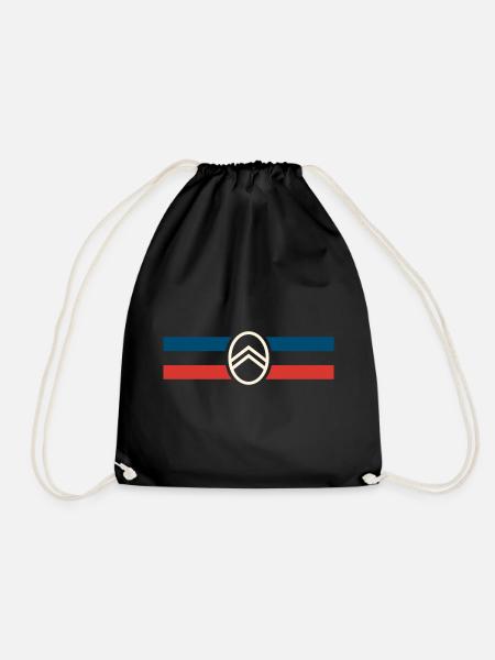 Citroën Logo Stripes - Drawstring Bag - black