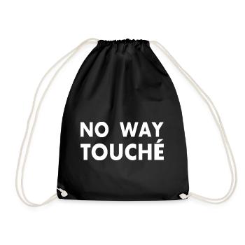 No way touché - Turnbeutel - Schwarz - Vorne