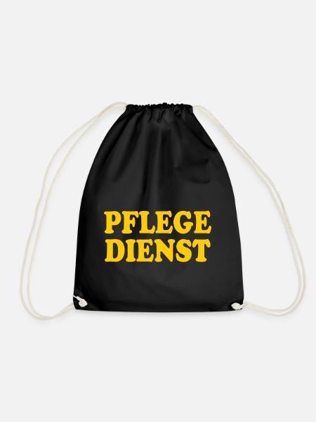 Pflegedienst - Turnbeutel - Schwarz