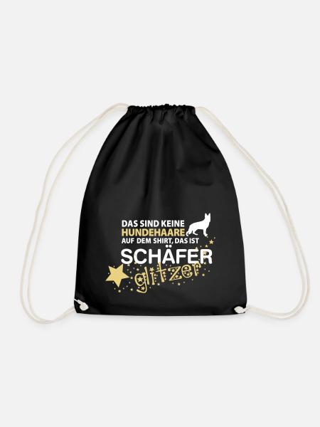 Schäfer Glitzer - Turnbeutel - Schwarz