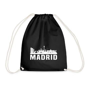 Madrid Skyline - Sac de sport léger - noir - Devant