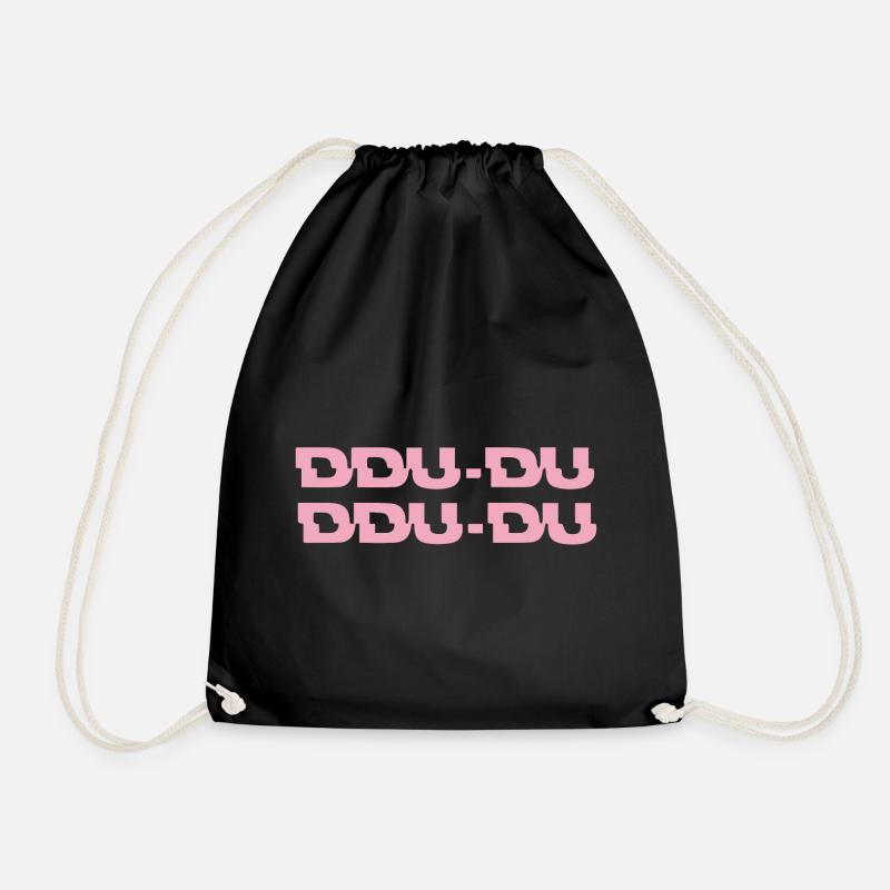 BLACKPINK DDU DU DDU DU - Drawstring Bag - black