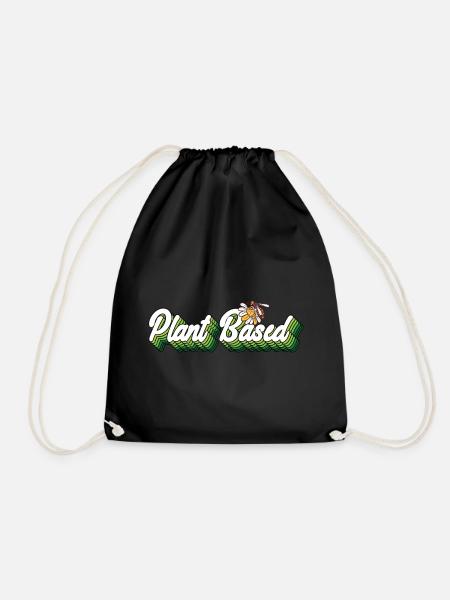 Plant Based Honigbiene - Turnbeutel - Schwarz