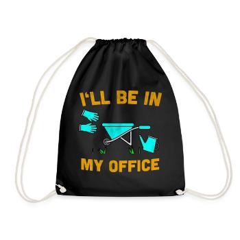 Jardinier jardinage jardinage jardinage - Sac de sport léger - noir - Devant