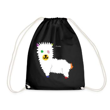 Funky Lama - Sac de sport léger - noir - Devant