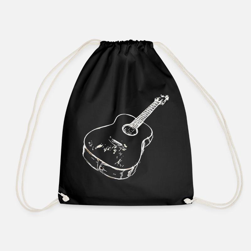 Guitare acoustique - Sac de sport léger - noir