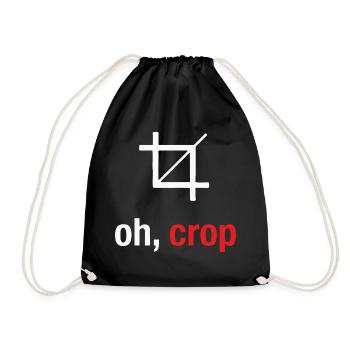 photographer - Drawstring Bag - black - Front