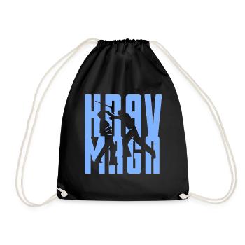 Krav Maga - Turnbeutel - Schwarz - Vorne
