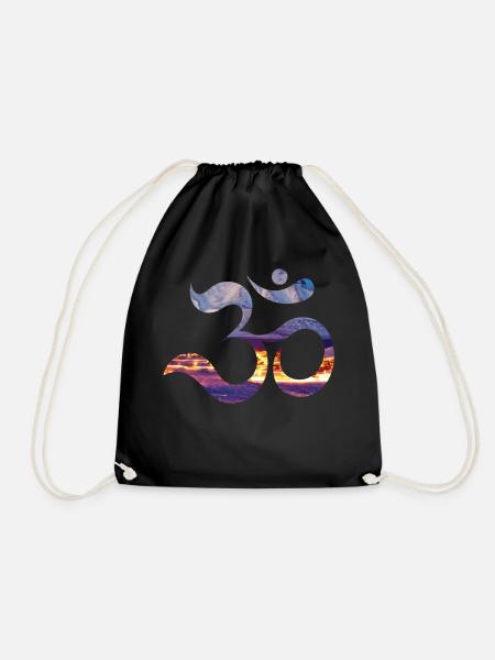 summer goa - Drawstring Bag - black