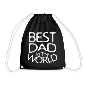 Bester Vater der Welt - Turnbeutel - Schwarz - Vorne