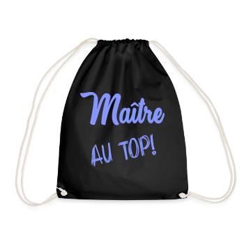 MASTER - Drawstring Bag - black - Front
