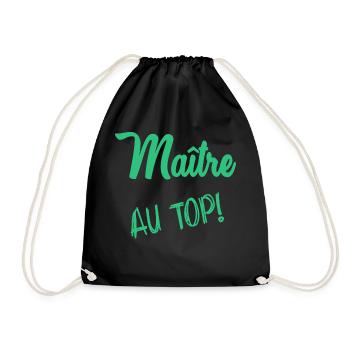 MASTER - Drawstring Bag - black - Front