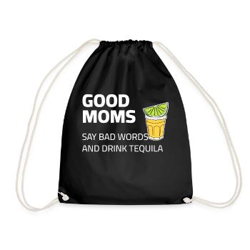 Les bonnes mamans boivent de la tequila et disent des gros mots - Sac de sport léger - noir - Devant