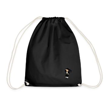 Brittany - Breton man - Drawstring Bag - black - Front