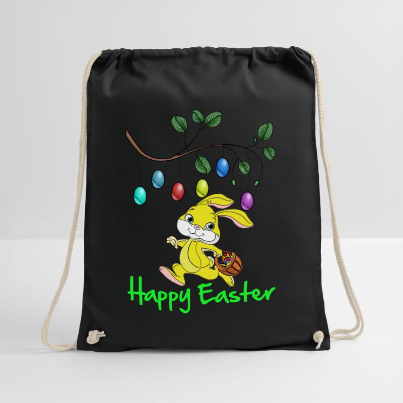 Easter Easter, happy easter, easter bunny, happy easter Drawstring Bag