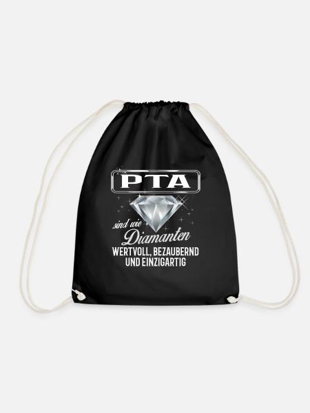 PTA - DM - Turnbeutel - Schwarz
