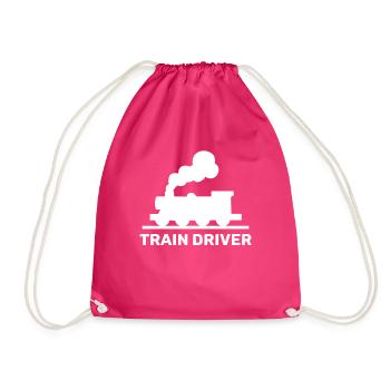 motorman - Drawstring Bag - fuchsia - Front