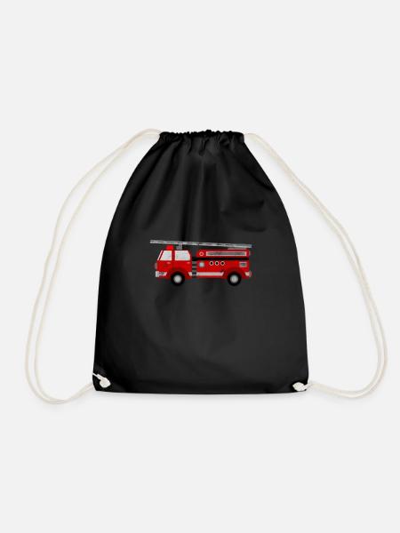Feuerwehr - Turnbeutel - Schwarz