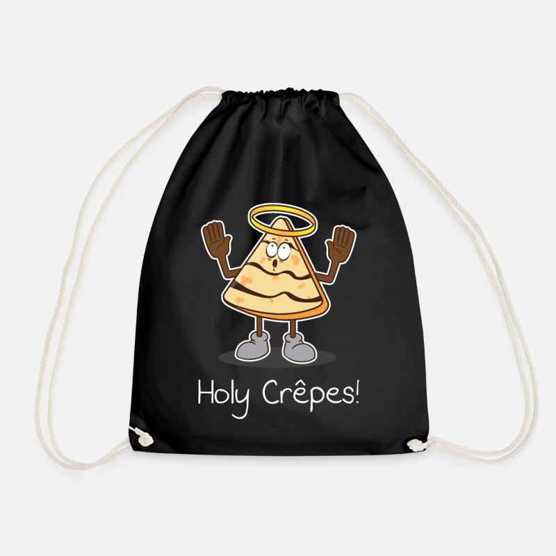 Holy Crêpes! Design - Turnbeutel - Schwarz