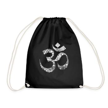bouddhisme - Sac de sport léger - noir - Devant