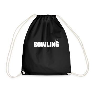 Bowling - Turnbeutel - Schwarz - Vorne
