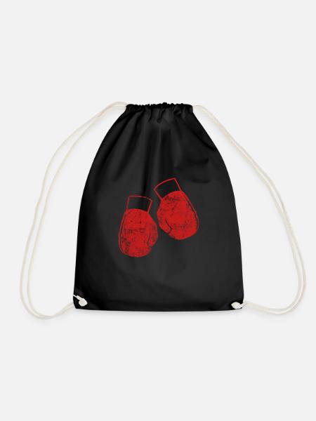Boxhandschuhe - Turnbeutel - Schwarz