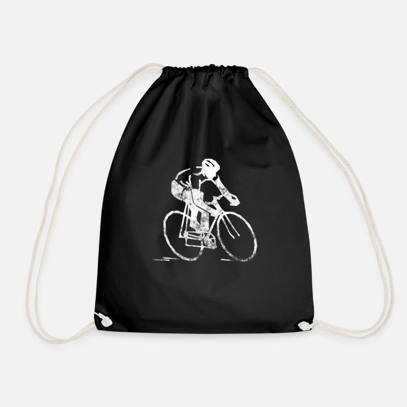 Rennrad Rennradfahren Rennradfahrer Geschenk - Turnbeutel - Schwarz