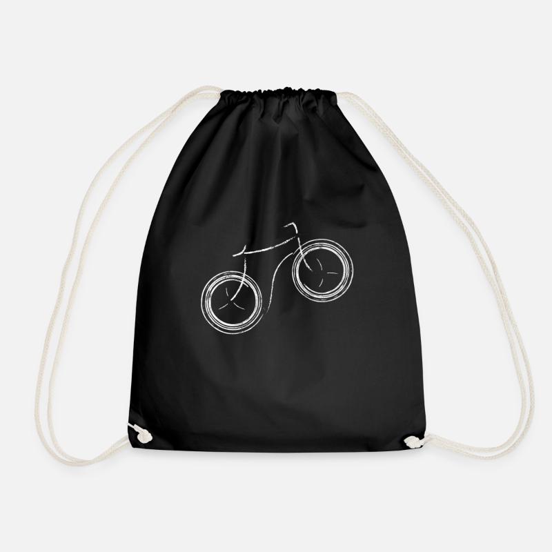 Fahrrad - Turnbeutel - Schwarz