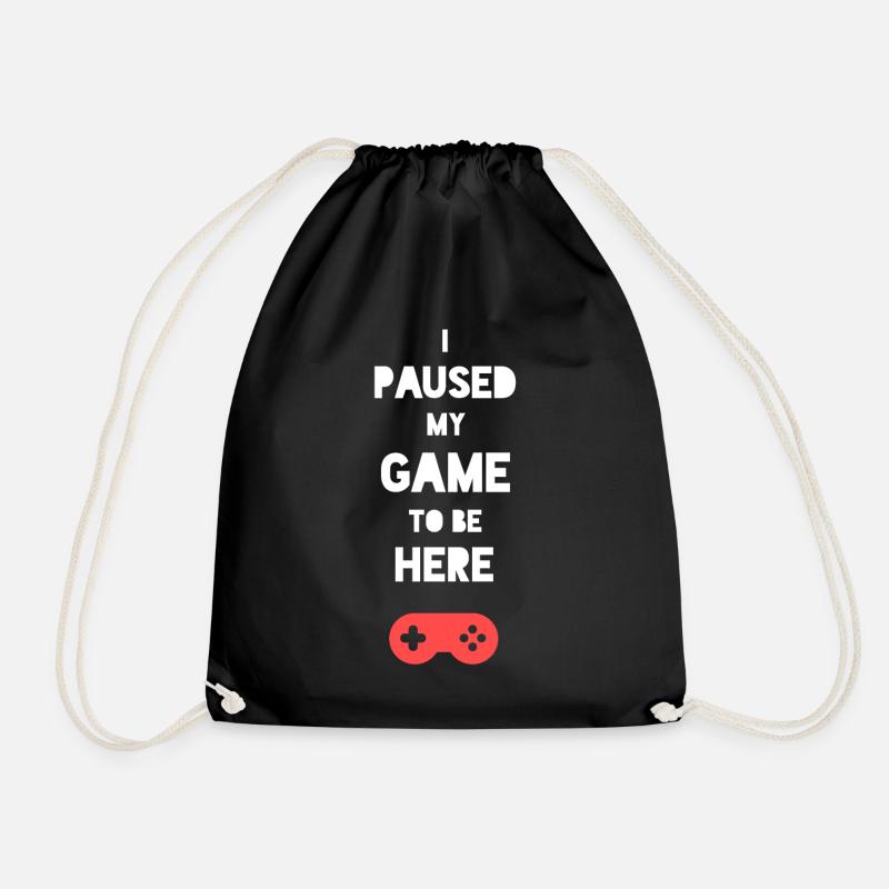 Gamer - Turnbeutel - Schwarz