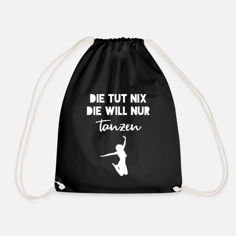 Dance - Drawstring Bag - black