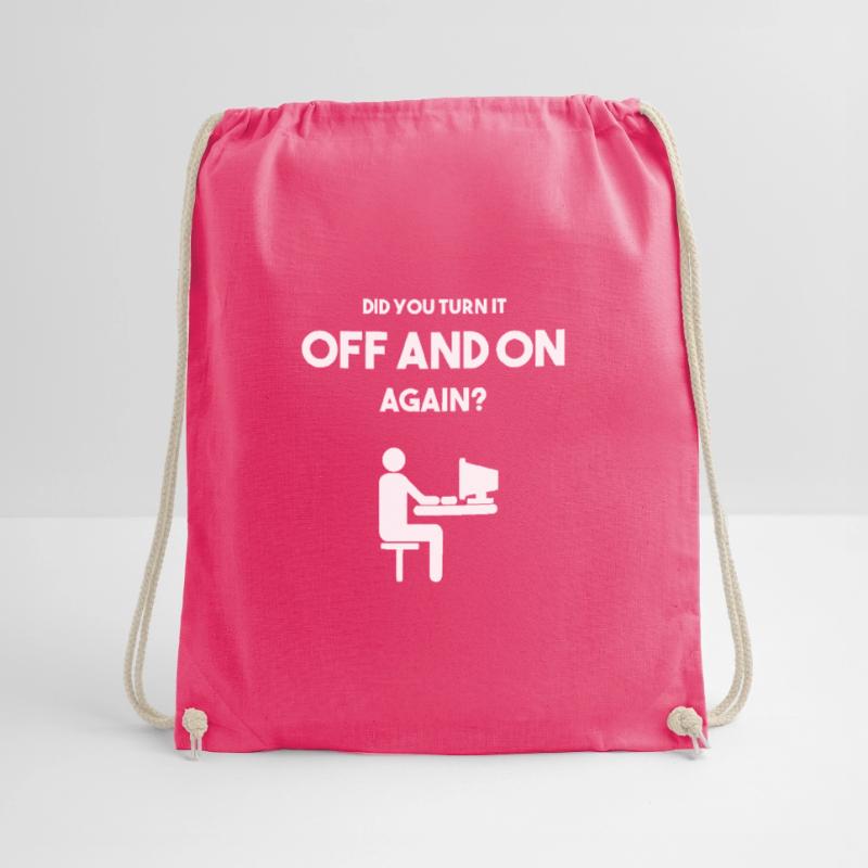 Programmer funny saying Java program Drawstring Bag