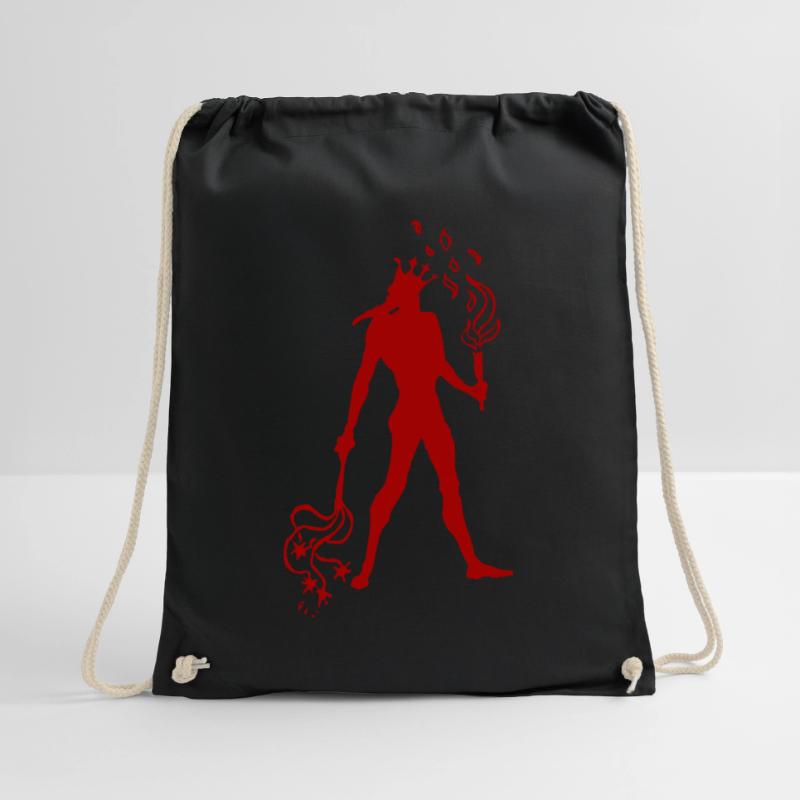 Devil Devil Drawstring Bag