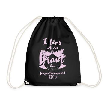 JGA-I bims avec la mariée ici - Sac de sport léger - noir - Devant