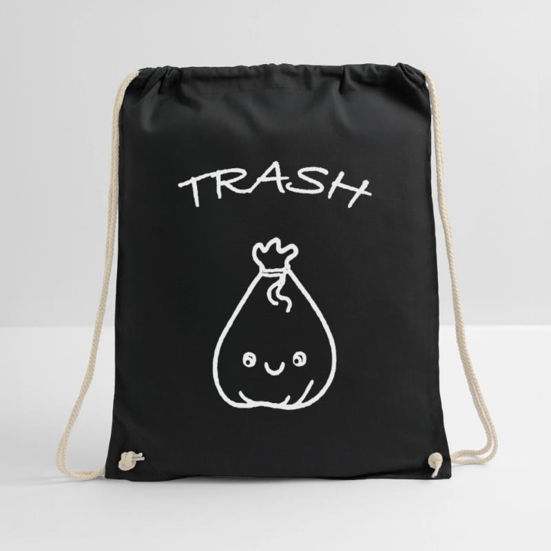 Garbage trash Drawstring Bag