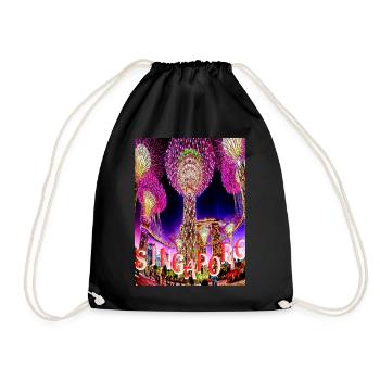 GARDEN BY THE BAY - Drawstring Bag - black - Front
