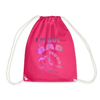Einhorn gute Laune - Turnbeutel - Fuchsia - Vorne