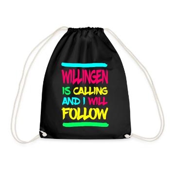 Willingen après ski - Drawstring Bag - black - Front