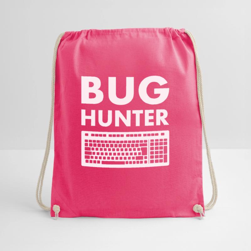Programmierer Hacker Informatiker Bug Hunter Turnbeutel