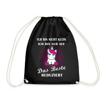 Je ne suis pas petit seulement réduit au meilleur - Sac de sport léger - noir - Devant