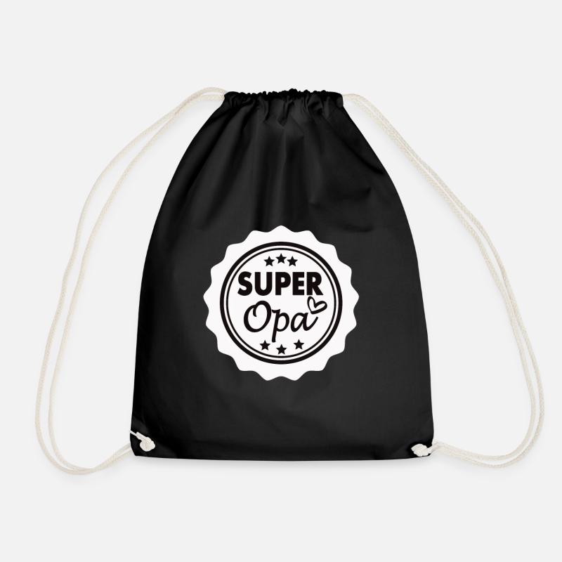 Super Opa - Turnbeutel - Schwarz