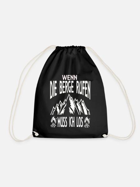 Quand les montagnes appellent - Sac de sport léger - noir
