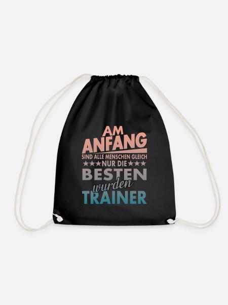 trainer - Turnbeutel - Schwarz