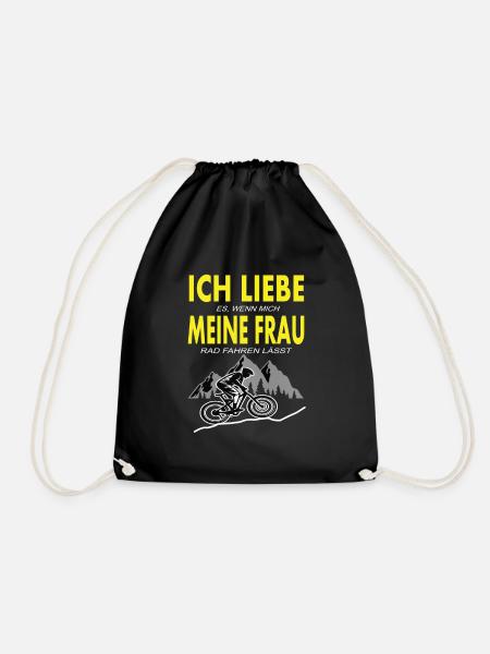 Ich Liebe meine Frau - Turnbeutel - Schwarz