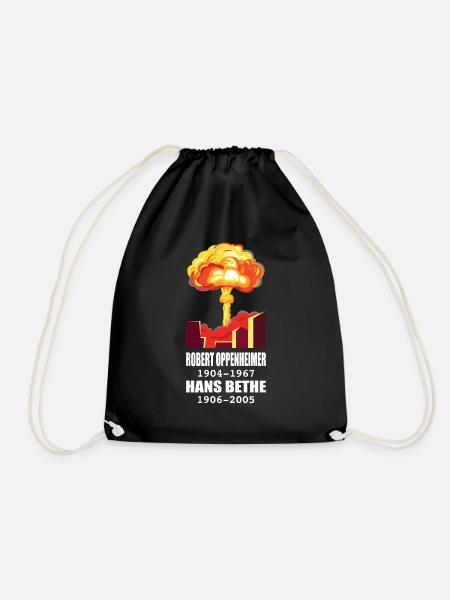 Robert Oppenheimer - Drawstring Bag - black