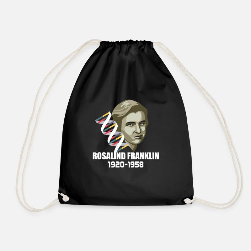 Rosalind Franklin - Turnbeutel - Schwarz