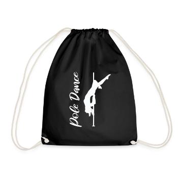 Pole Dance - Turnbeutel - Schwarz - Vorne