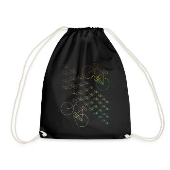 Vélos vélo vélo de route vélo sport cadeau - Sac de sport léger - noir - Devant