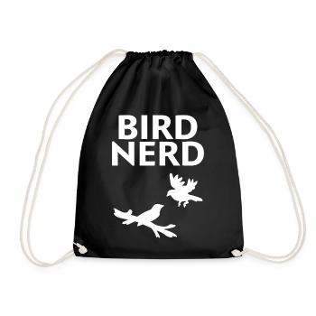 Bird Nerd - Turnbeutel - Schwarz - Vorne