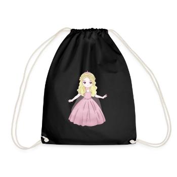 Princess - Drawstring Bag - black - Front