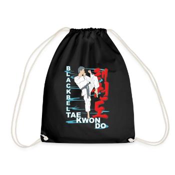 Schwarzgurt Taekwondo Koreanisch Sportler - Sac de sport léger - noir - Devant